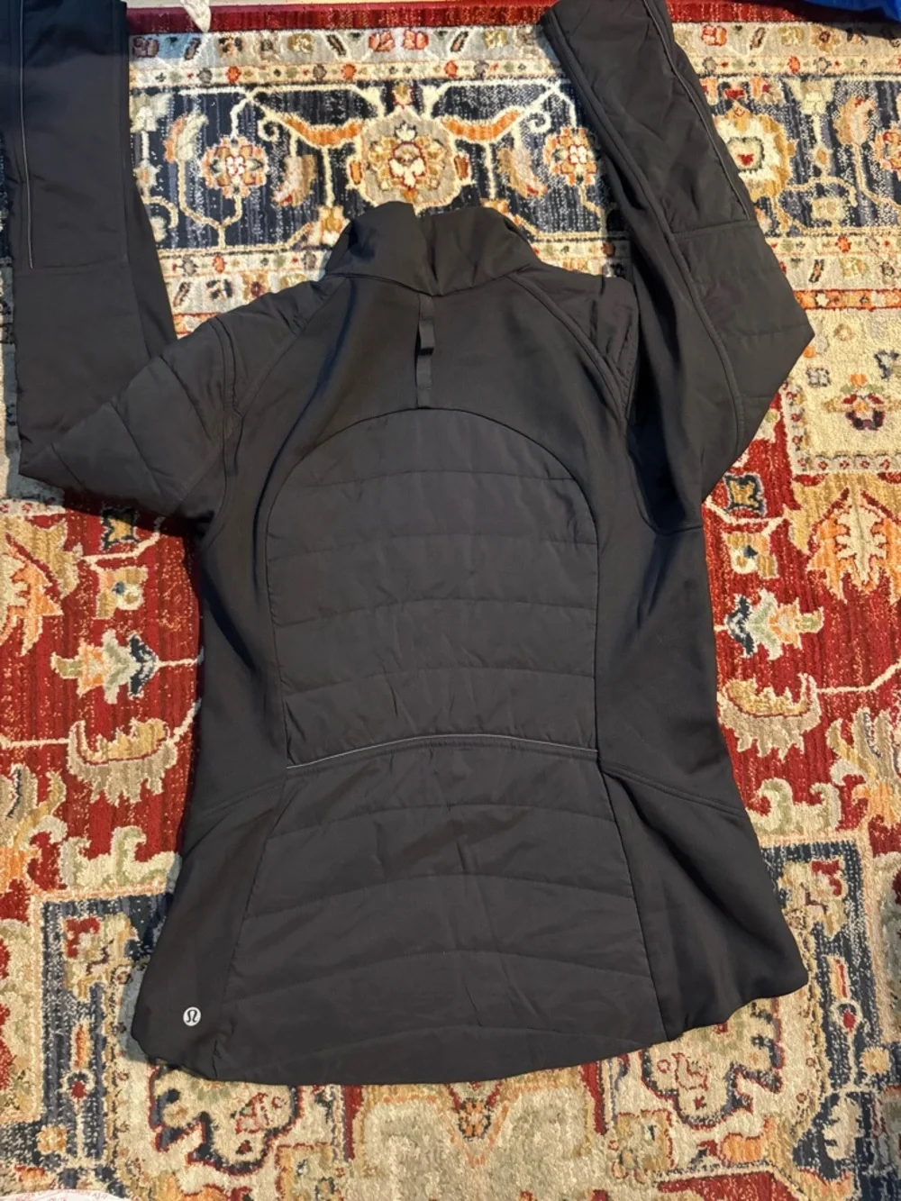 Lululemon Zip Up Jacket Black Womens Size 10 (US Medium) - Picture 5 of 8